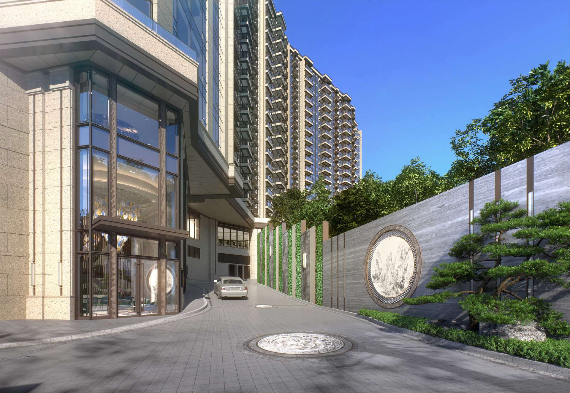Beacon Peak 建築及入口效果圖